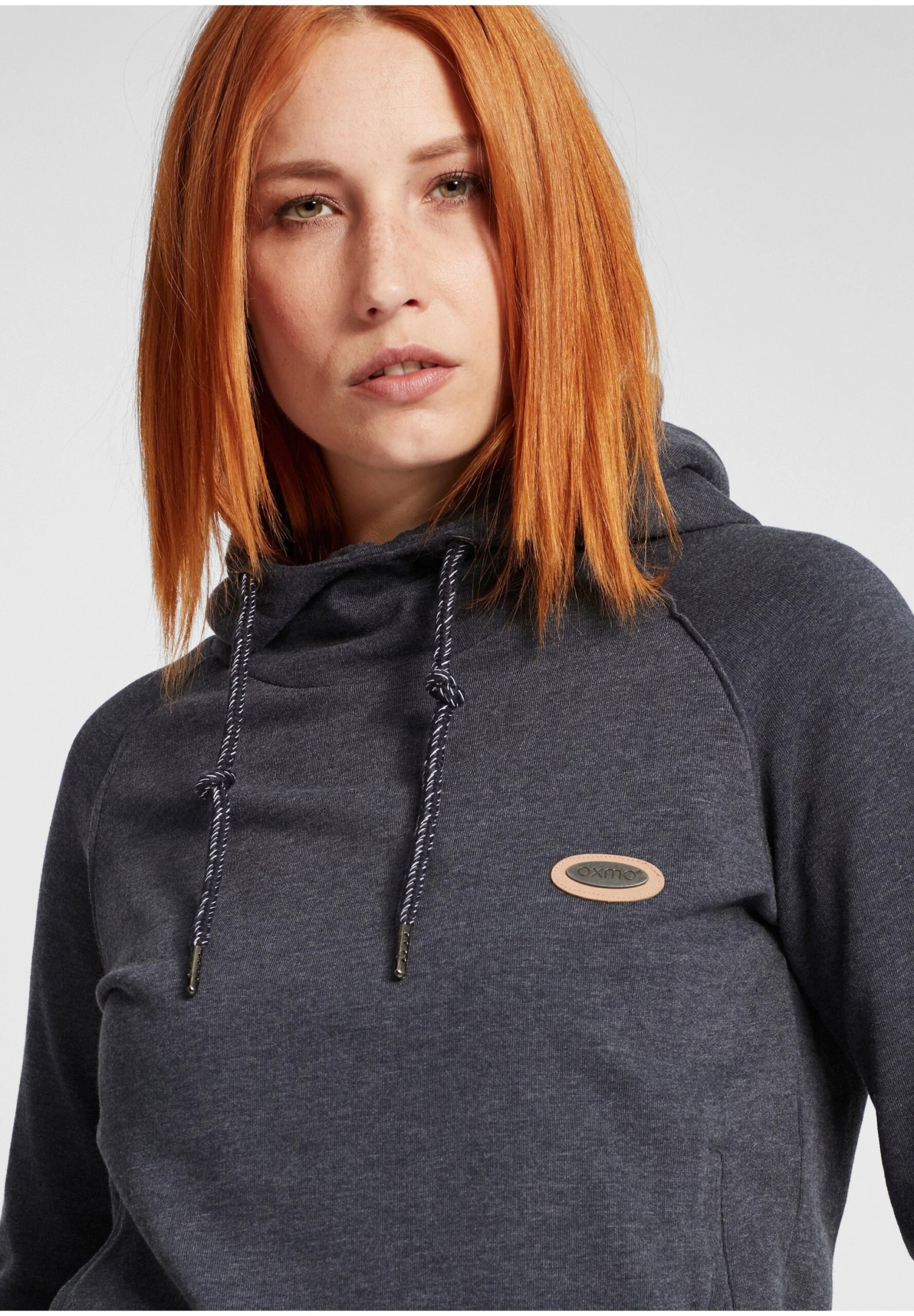 OXMO Oxpuja - Jersey Con Capucha - Insignia Blue Melange 6 OXMO Oxpuja - Jersey Con Capucha - Insignia Blue Melange - Imagen 4