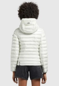 Khujo Lovina4 Shiny - Chaqueta De Entretiempo - Cremeweiß -Tienda General De Moda 07ba43929a584bb9aee0a269ec23032e