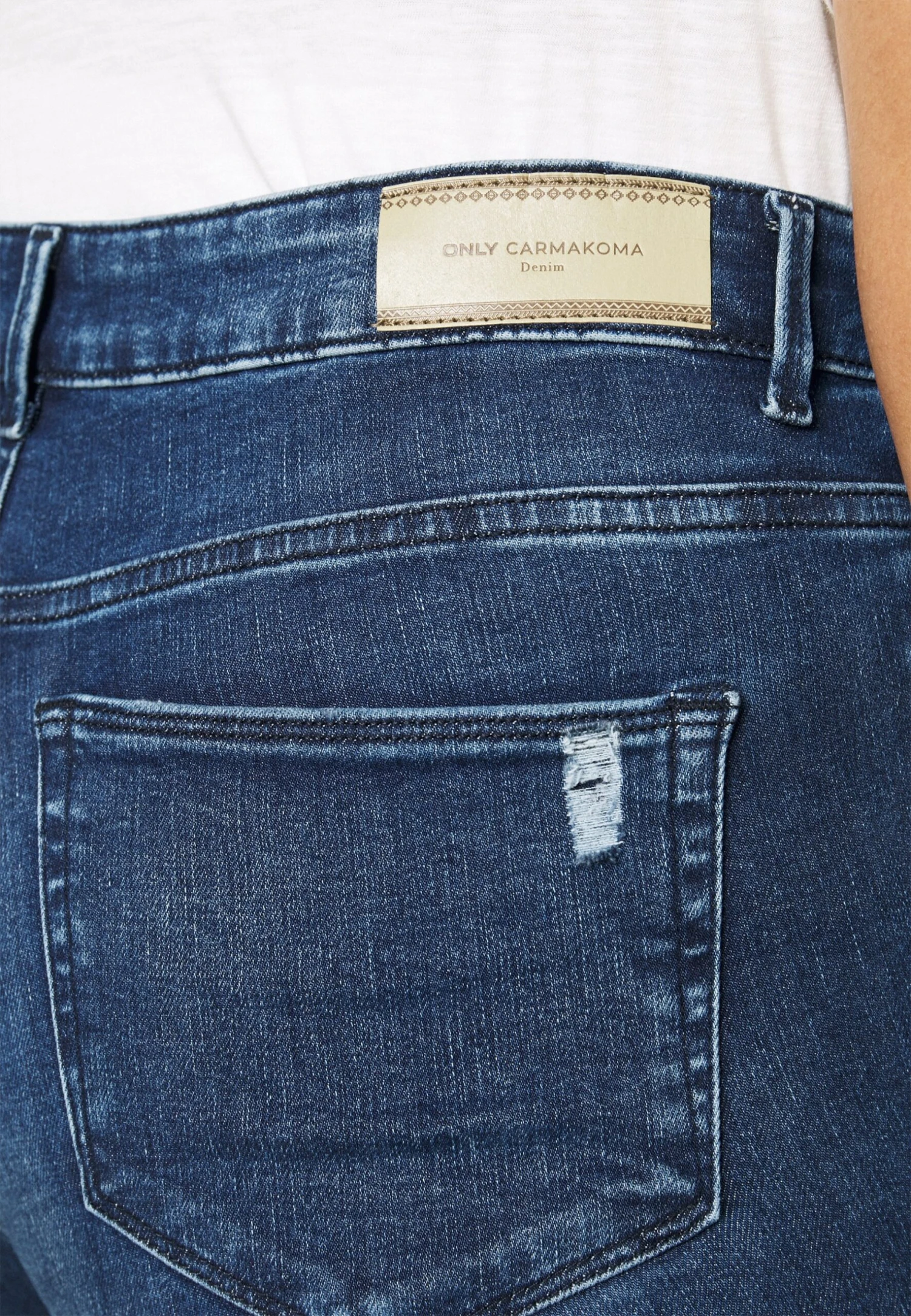 ONLY CARMAKOMA Carwilly Life Jeans - Vaqueros Pitillo - Dark Blue Denim 7 ONLY CARMAKOMA Carwilly Life Jeans - Vaqueros Pitillo - Dark Blue Denim - Imagen 5