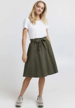 OXMO Lerke - Falda Acampanada - Dusty Olive -Tienda General De Moda 119540d1e8fa4c9e861c53dab85bc189