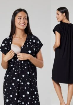 Happy Mama 2Pack- Camisón - Black And Black With Mixed Stars 12 Happy Mama 2Pack- Camisón - Black And Black With Mixed Stars -Tienda General De Moda 1f2031efb114452c85ba973f2c6a2920