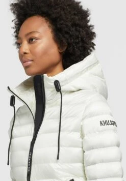 Khujo Lovina4 Shiny - Chaqueta De Entretiempo - Cremeweiß -Tienda General De Moda 2409714d30134b83829b75622e739817