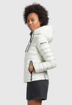 Khujo Lovina4 Shiny - Chaqueta De Entretiempo - Cremeweiß -Tienda General De Moda 27885788162f4da1a45679ad81260de7