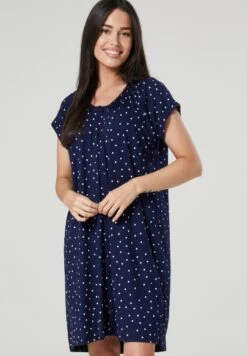 Happy Mama Set - Camisón - Navy With Dots -Tienda General De Moda 3a4c7ba0dba34b37afc96b69d53cf2cd