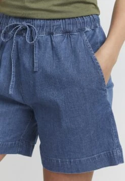 OXMO Oxlillith - Shorts Vaqueros - Mid Blue Denim -Tienda General De Moda 3e927750d9fc4046a4ca5bea7fb904e0