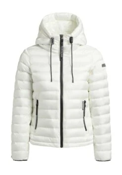 Khujo Lovina4 Shiny - Chaqueta De Entretiempo - Cremeweiß -Tienda General De Moda 411efe9f220d48f1b8c30bccc7b50dc9