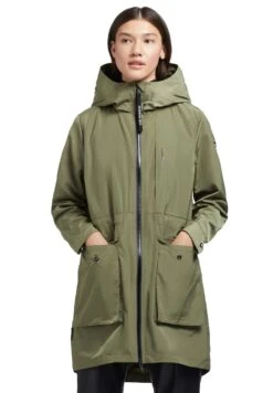 Khujo Mantel Ging - Abrigo Corto - Olivgrün -Tienda General De Moda 44c73baa3def484f90b94f70f764852d