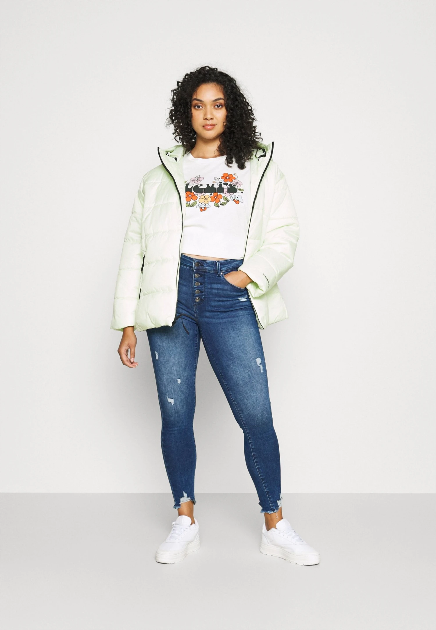 ONLY CARMAKOMA Carwilly Life Jeans - Vaqueros Pitillo - Dark Blue Denim 4 ONLY CARMAKOMA Carwilly Life Jeans - Vaqueros Pitillo - Dark Blue Denim - Imagen 2