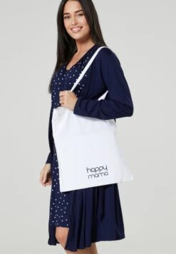 Happy Mama Set - Camisón - Navy With Dots