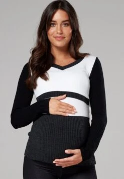 Happy Mama Jersey De Punto - Graphite & White 11 Happy Mama Jersey De Punto - Graphite & White -Tienda General De Moda 501f53005bc2423ca6b4657b9dced3a6