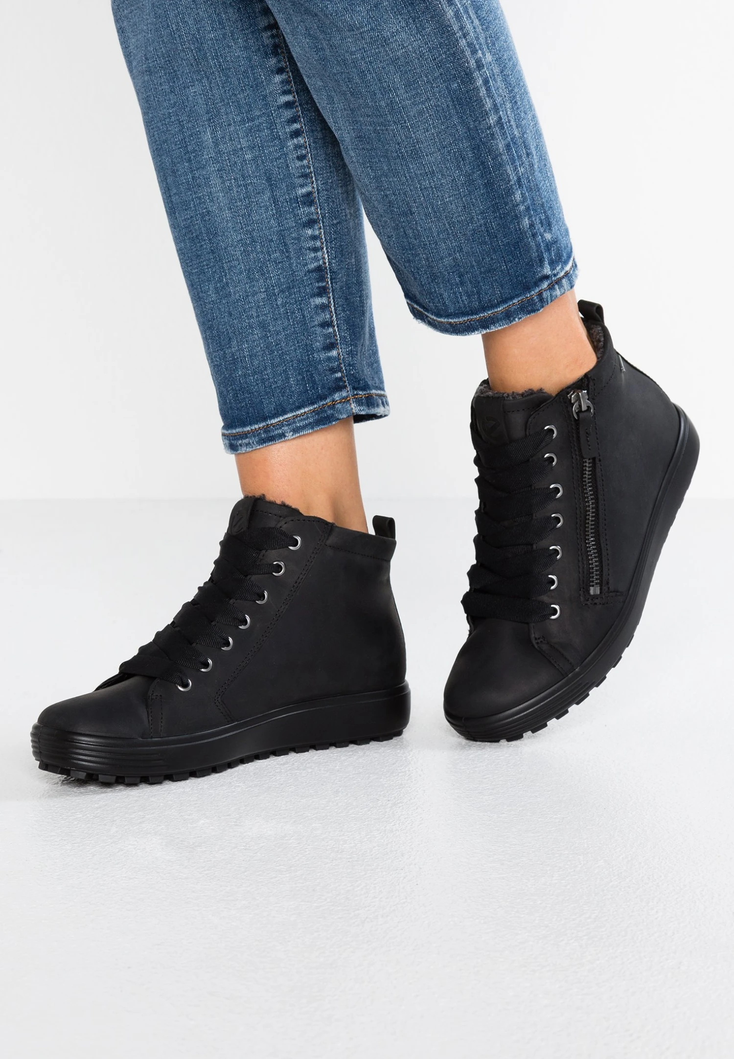 ECCO Soft 7 Tred - Botines Con Cordones - Black 3 ECCO Soft 7 Tred - Botines Con Cordones - Black