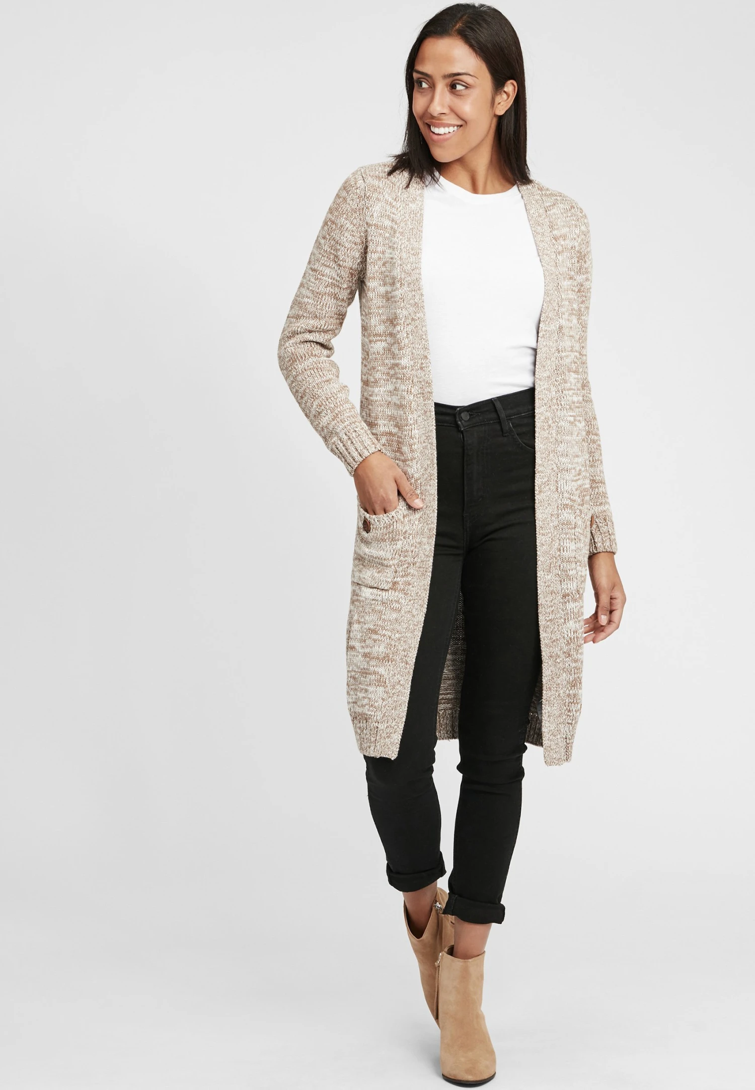 OXMO Oxphiletta - Chaqueta De Punto - Dune 4 OXMO Oxphiletta - Chaqueta De Punto - Dune - Imagen 2