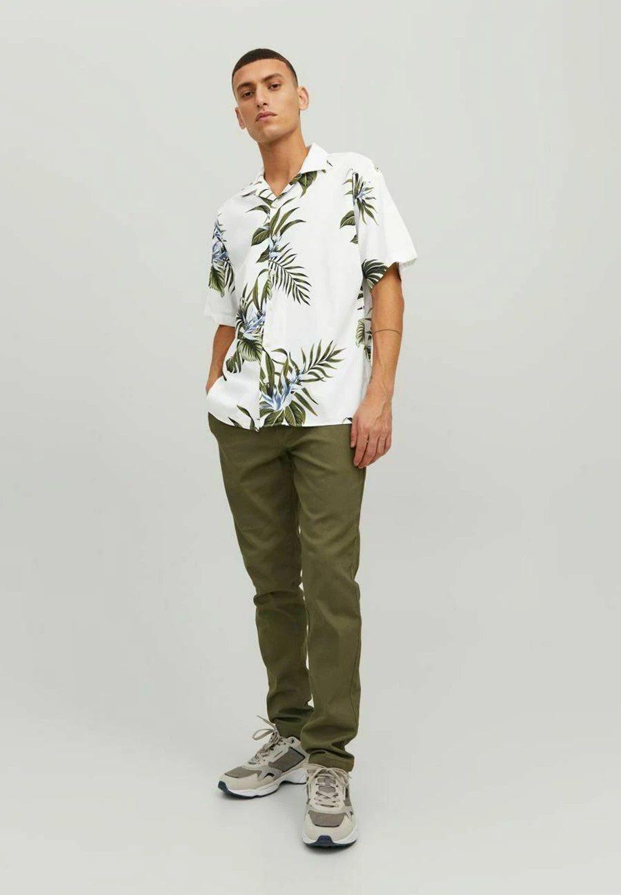 JACK&JONES Premium Jprblatropic Resort Relax Fit - Camisa - Bright White 4 JACK&JONES Premium Jprblatropic Resort Relax Fit - Camisa - Bright White - Imagen 2