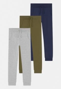 Friboo 3 Pack - Pantalones - Grey/Khaki/Dark Blue