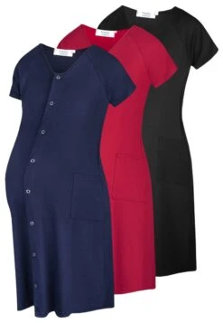 Happy Mama 3-Pack - Camisón - Black & Navy & Crimson -Tienda General De Moda 8464f9d244ac4aa9bf1d73f4ddea91ba
