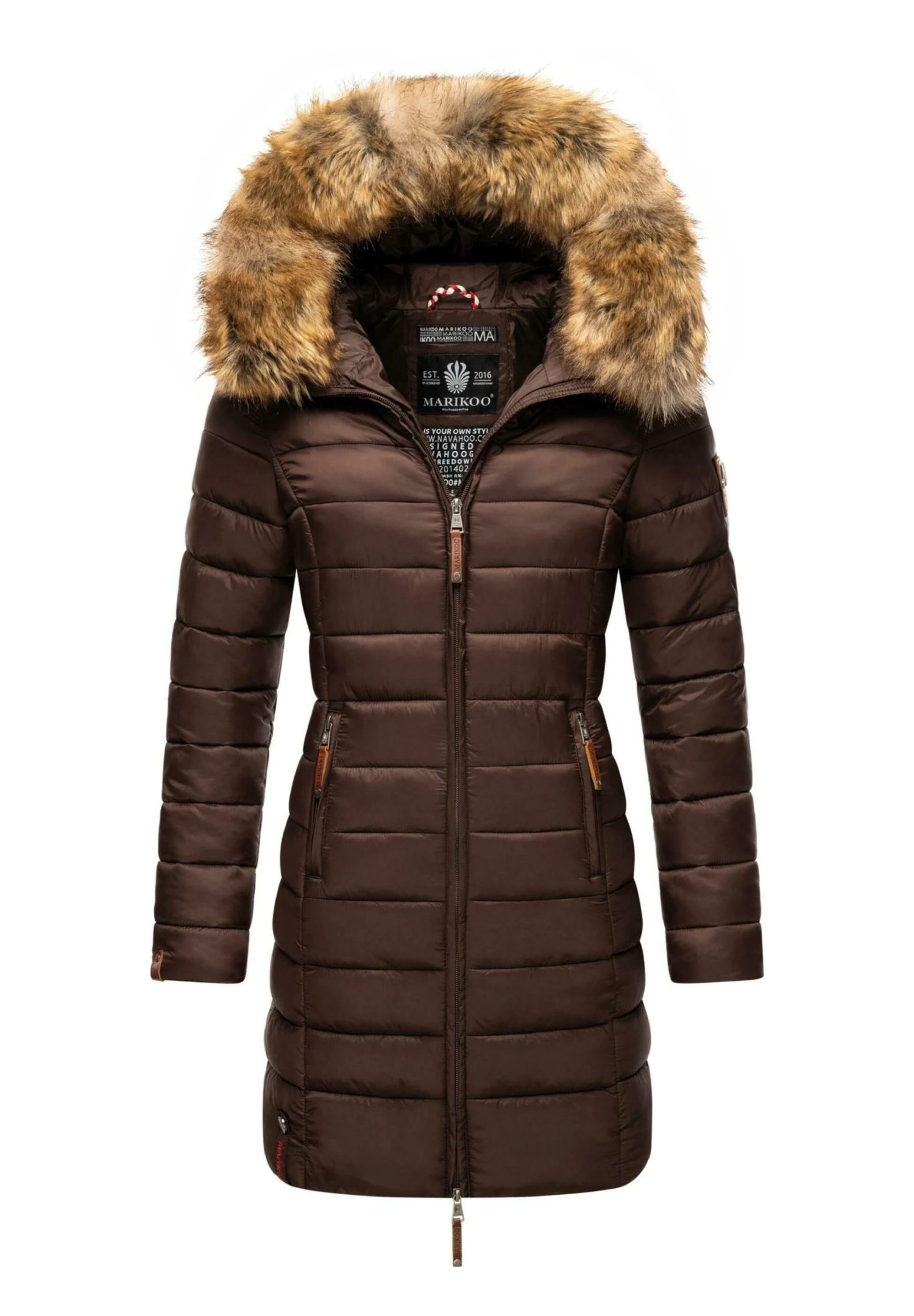 Marikoo Stepp - Abrigo De Invierno - Dark Choco 7 Marikoo Stepp - Abrigo De Invierno - Dark Choco - Imagen 5