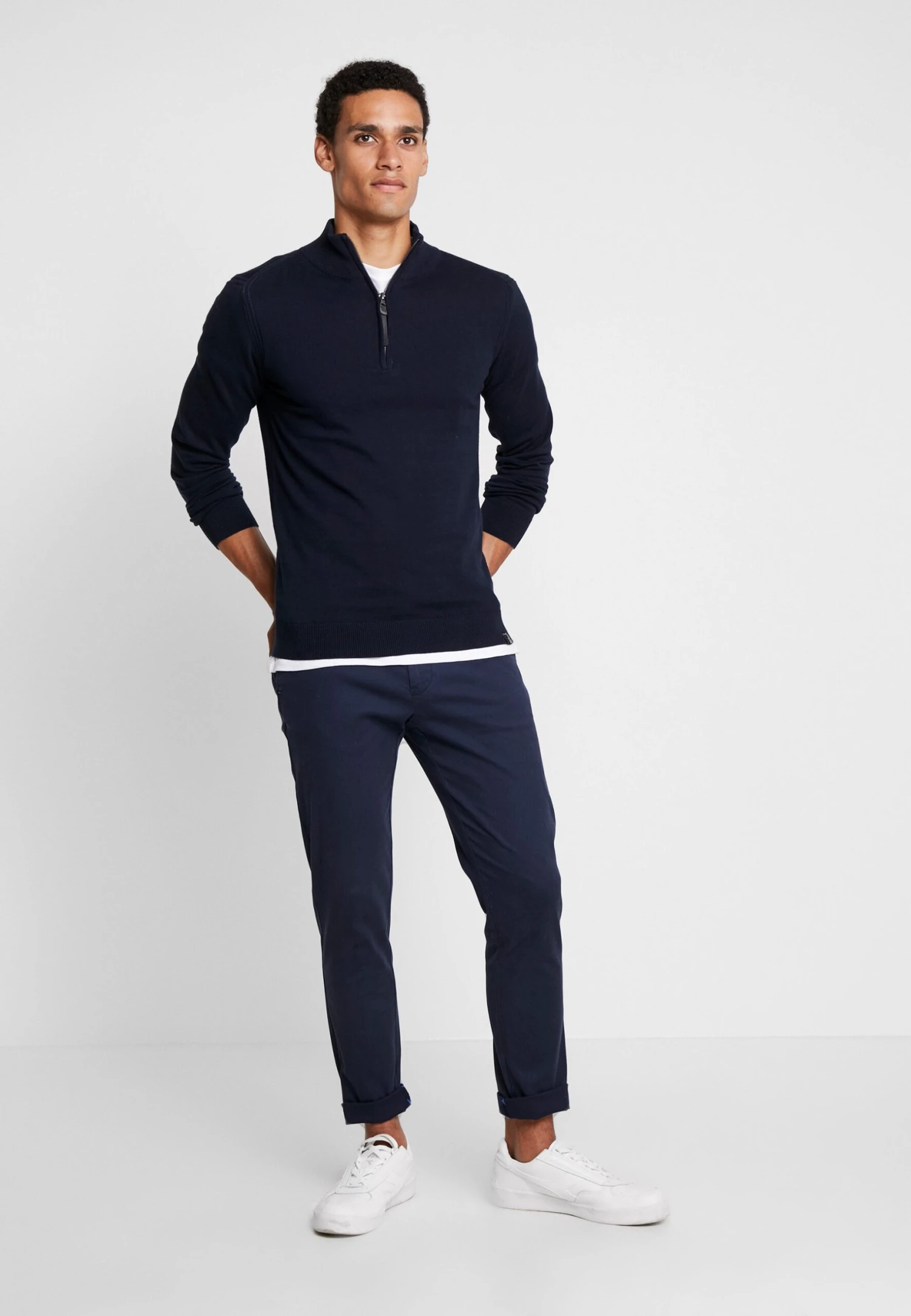 Indicode Jeans Ancona - Jersey De Punto - Navy 4 Indicode Jeans Ancona - Jersey De Punto - Navy - Imagen 2