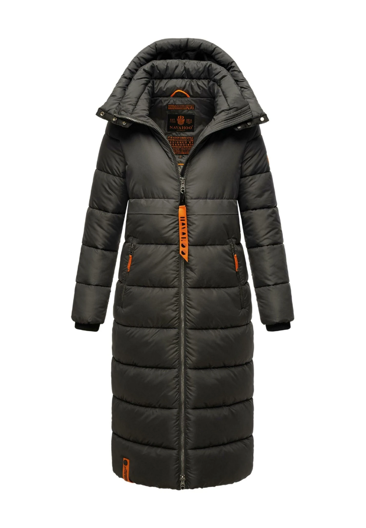 Navahoo Kristallblume - Abrigo De Invierno - Dark Grey 3 Navahoo Kristallblume - Abrigo De Invierno - Dark Grey