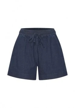 OXMO Oxlillith - Shorts Vaqueros - Dark Blue Denim -Tienda General De Moda 97681ae9f3674ad8af3bedd59af4195c