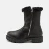 Friboo Leather - Botas Para La Nieve - Black -Tienda General De Moda 9ca79366baf04cfda3f31f4784ad25ca