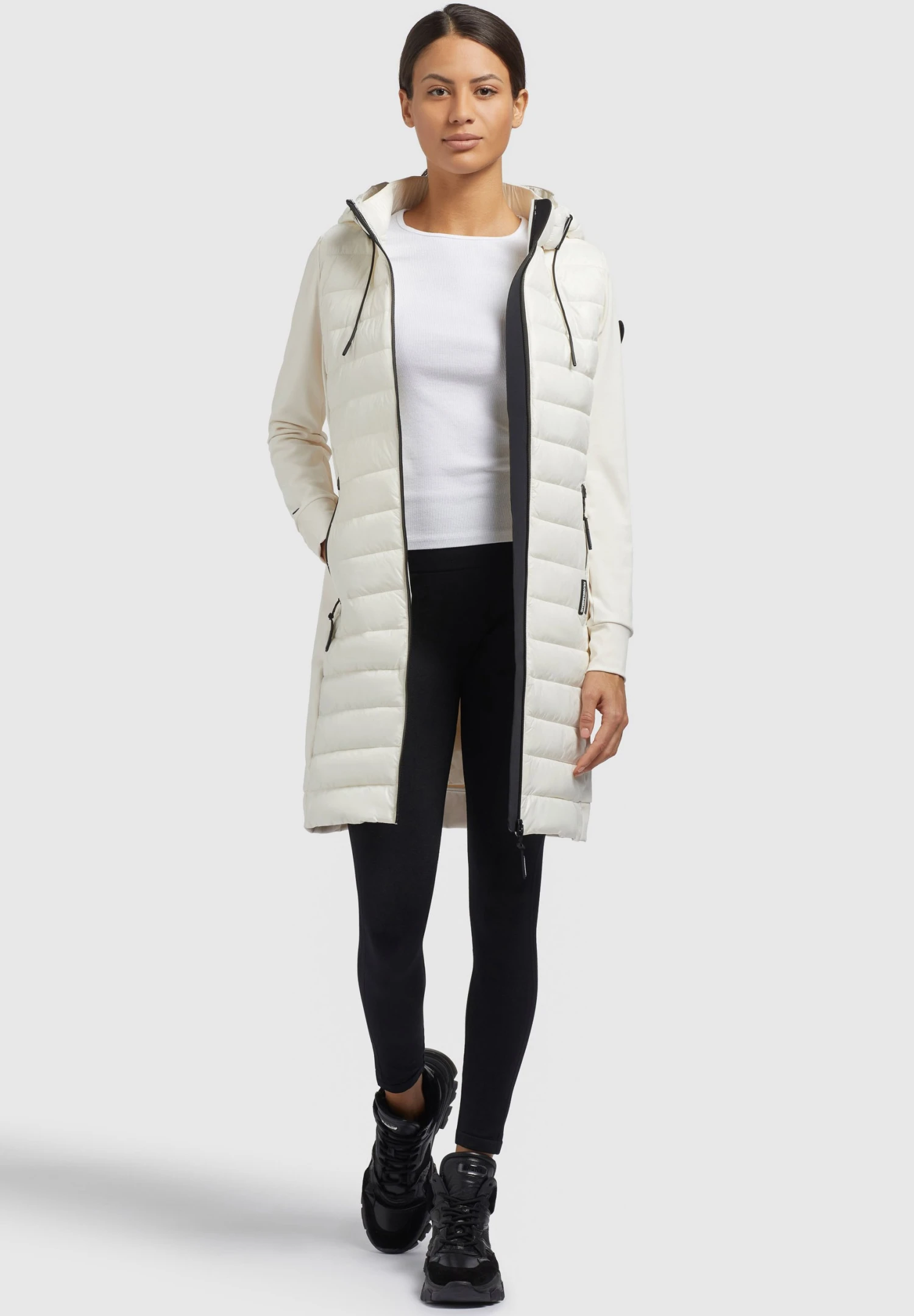 Khujo Ruth Shiny - Abrigo De Invierno - Cremeweiß 4 Khujo Ruth Shiny - Abrigo De Invierno - Cremeweiß - Imagen 2