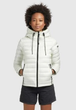 Khujo Lovina4 Shiny - Chaqueta De Entretiempo - Cremeweiß