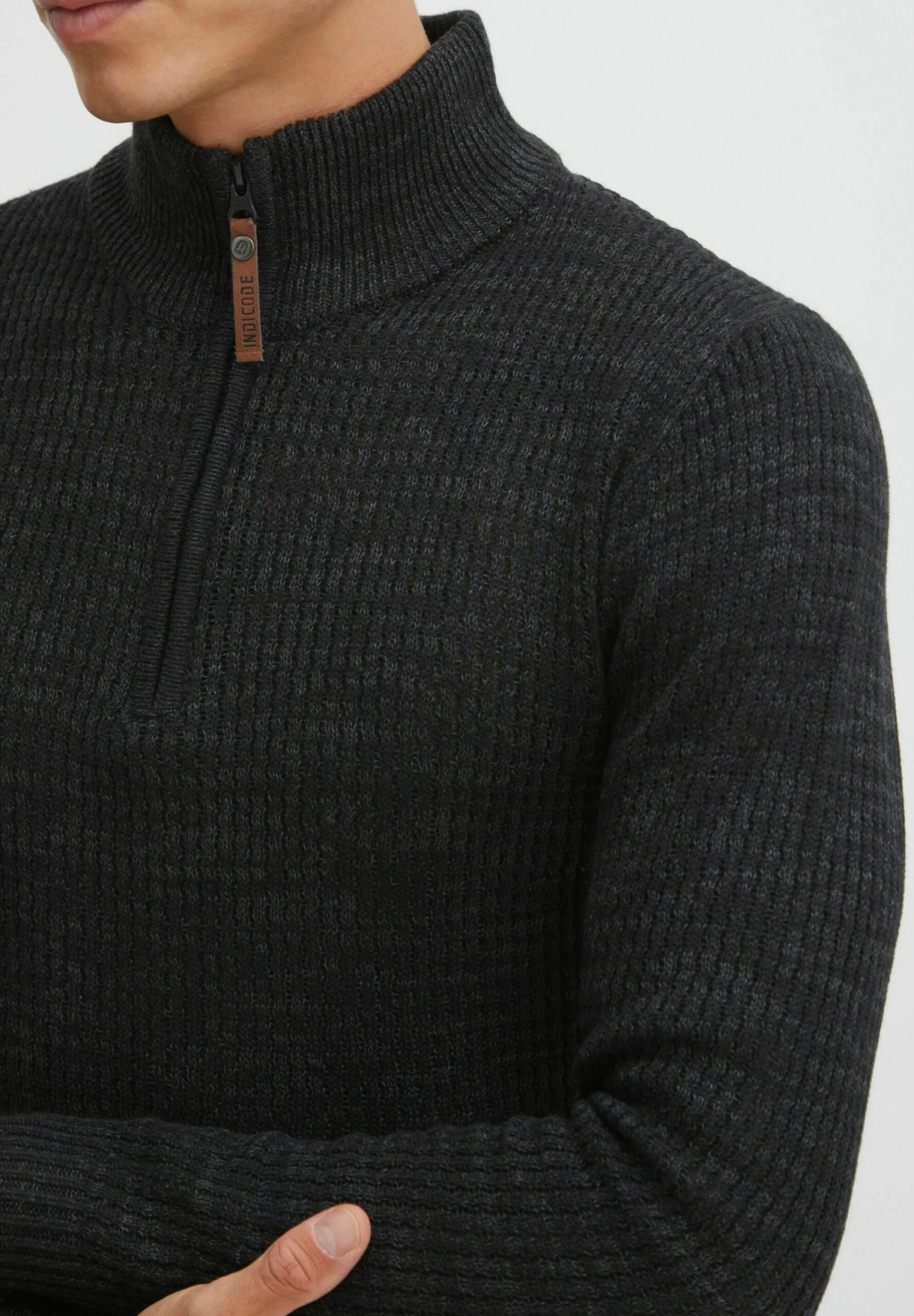 Indicode Jeans Idvalero - Jersey De Punto - Black 6 Indicode Jeans Idvalero - Jersey De Punto - Black - Imagen 4