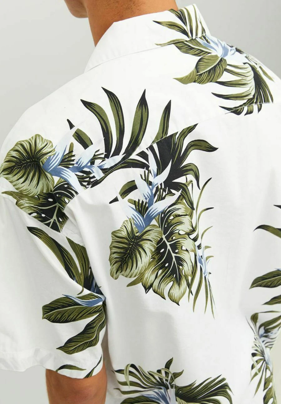 JACK&JONES Premium Jprblatropic Resort Relax Fit - Camisa - Bright White 7 JACK&JONES Premium Jprblatropic Resort Relax Fit - Camisa - Bright White - Imagen 5