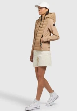 Khujo Ghita Matt - Chaqueta De Entretiempo - Beige -Tienda General De Moda d31e5864f7bd4de9b73dedbd1921e6bd