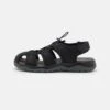 Pier One Leather - Sandalias De Senderismo - Black -Tienda General De Moda d8ea1f69a05246c6b6efa7fde8b22d3e