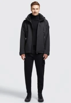 Khujo Adam - Impermeable - Schwarz -Tienda General De Moda dc35432e4a8a4a6b8ce63bc50bd6b4e7