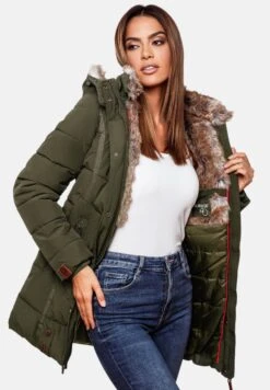Marikoo Lieblings - Abrigo De Invierno - Olive -Tienda General De Moda dce0420023454a6f910f09a128c1f7f0