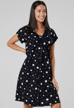 Happy Mama 2Pack- Camisón - Black And Black With Mixed Stars 10 Happy Mama 2Pack- Camisón - Black And Black With Mixed Stars -Tienda General De Moda e70d5820d1664c99a55e96d6b6a17af4