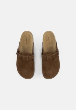 Pier One Leather Unisex - Pantuflas - Brown -Tienda General De Moda e81ec10b1baa426098f203c956f22c98