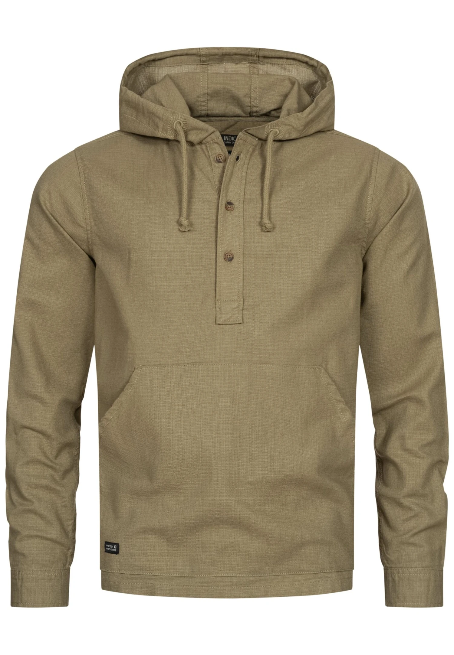 Indicode Jeans Mickie - Jersey Con Capucha - Covert Green 7 Indicode Jeans Mickie - Jersey Con Capucha - Covert Green - Imagen 5