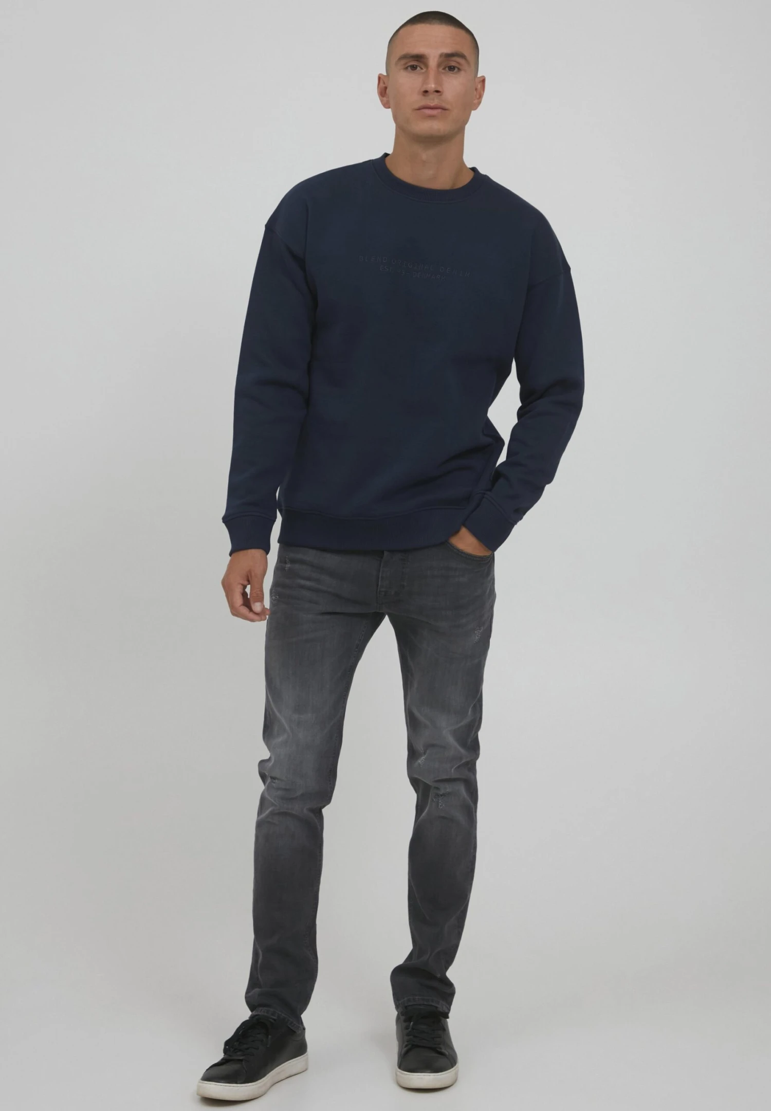 Blend Bhjeffrey - Sudadera - Dress Blues 4 Blend Bhjeffrey - Sudadera - Dress Blues - Imagen 2