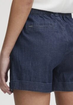 OXMO Oxlillith - Shorts Vaqueros - Dark Blue Denim -Tienda General De Moda fc3fd7f9e4fe4ee7827d5cb6fc428275