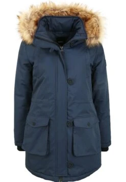 OXMO Oxacta - Abrigo De Invierno - Insignia Blue -Tienda General De Moda fc9a5b680c9848928774d52326b60a58