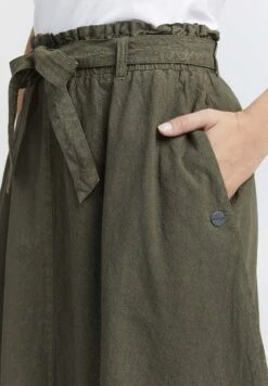 OXMO Lerke - Falda Acampanada - Dusty Olive -Tienda General De Moda fe64dfe24e86435ba049d3520778d473